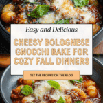Cheesy Bolognese Gnocchi Bake Recipe