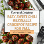 Sweet Chili Meatballs Crockpot Recipe