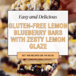 Gluten-Free Lemon Blueberry Bars (Dairy-Free) Recipe