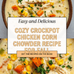 Crockpot Chicken Corn Chowder Recipe