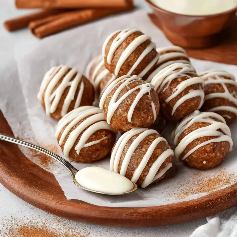 Cinnamon Roll Energy Bites Recipe