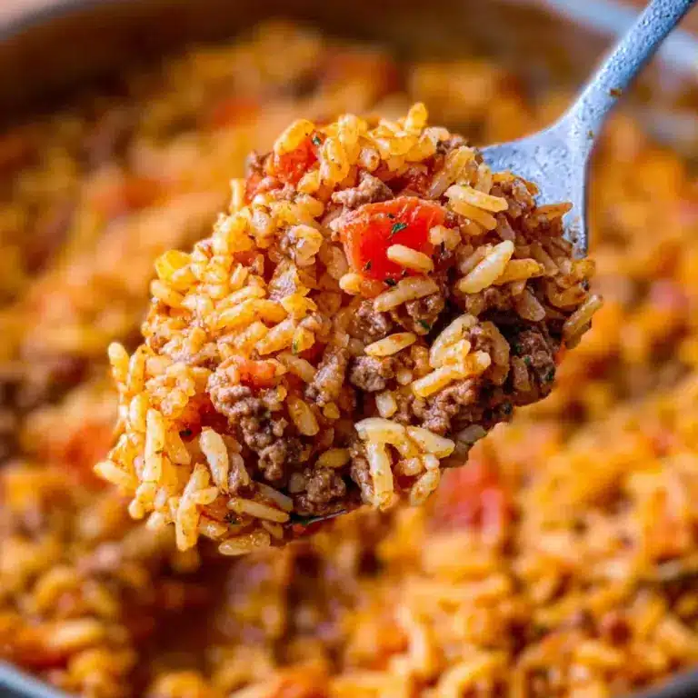 Cheesy Taco Rice (One-Pan Recipe) Recipe