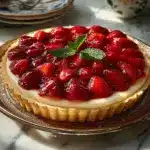 Vanilla Custard & Strawberry Tart Recipe