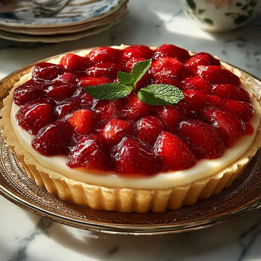 Vanilla Custard & Strawberry Tart Recipe
