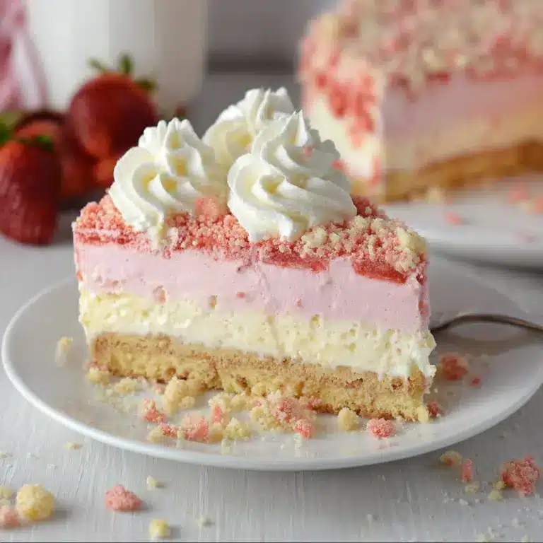 Strawberry Crunch Cheesecake Recipe
