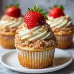 Strawberry Crunch Cupcakes Recipe
