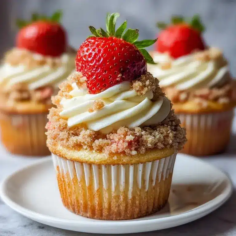 Strawberry Crunch Cupcakes Recipe