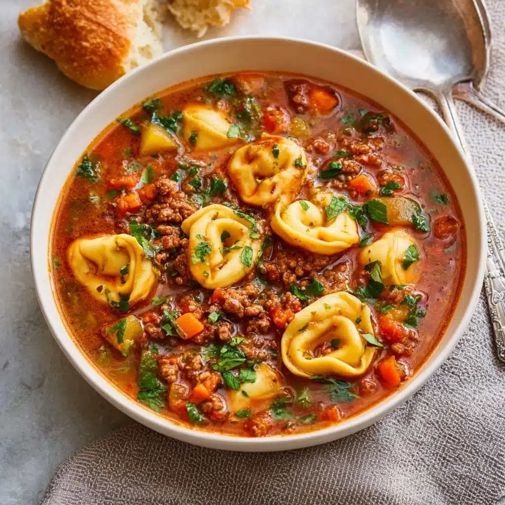 Autumn Tortellini Soup with Sausage Recipe
