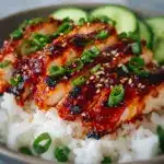 Korean Baked Honey Gochujang Chicken Recipe