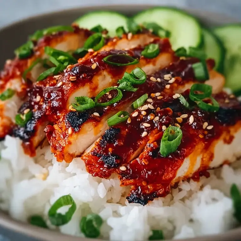 Korean Baked Honey Gochujang Chicken Recipe