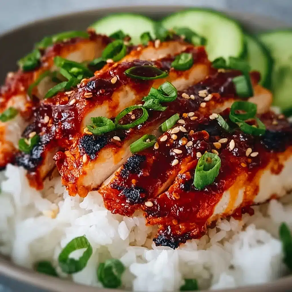 Korean Baked Honey Gochujang Chicken Recipe