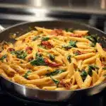 One-Pot Spinach Tomato Pasta Recipe