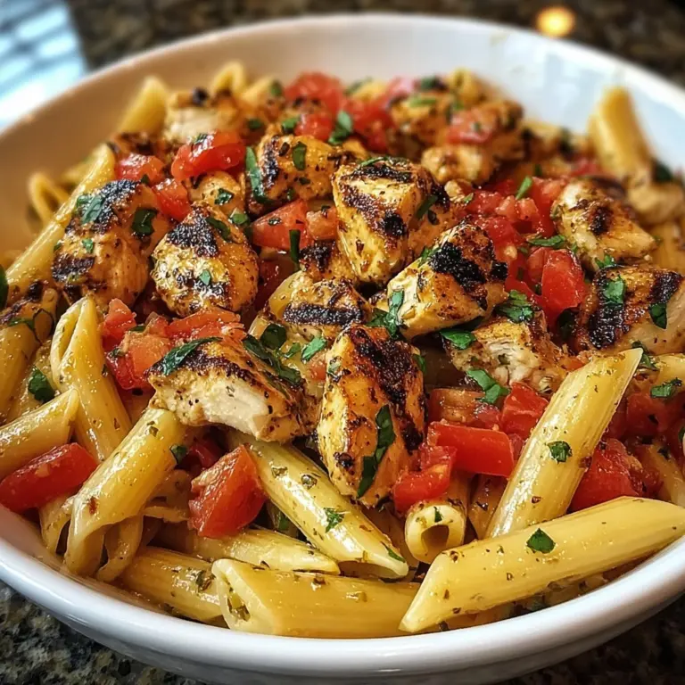 How to Cook Perfect Bruschetta Chicken Pasta Recipe