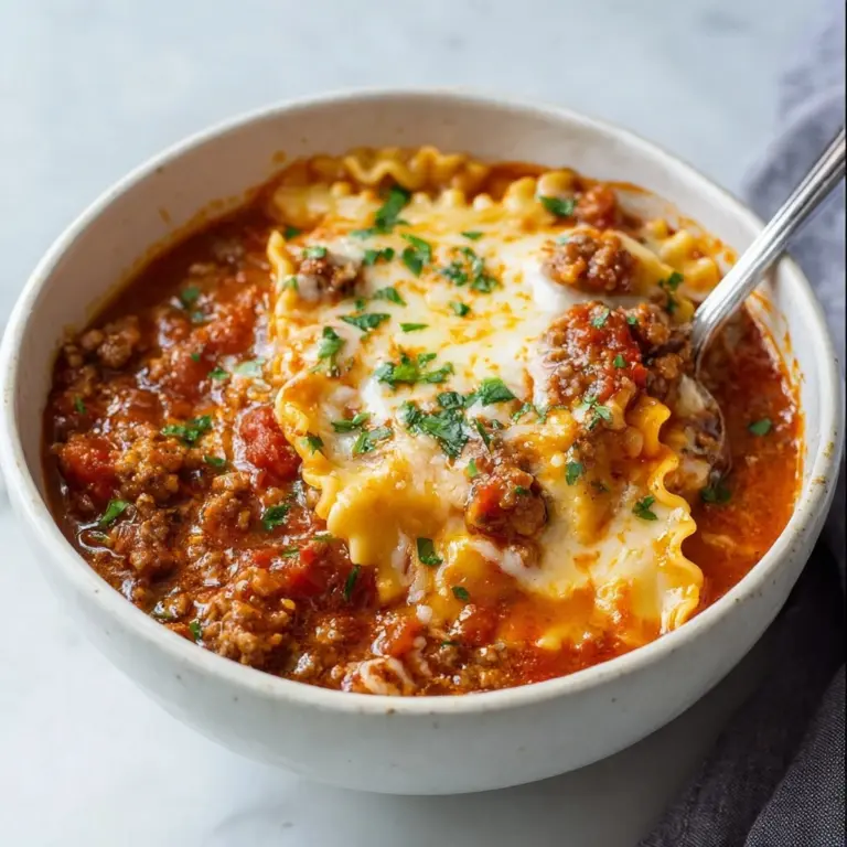 Lasagna Soup Recipe