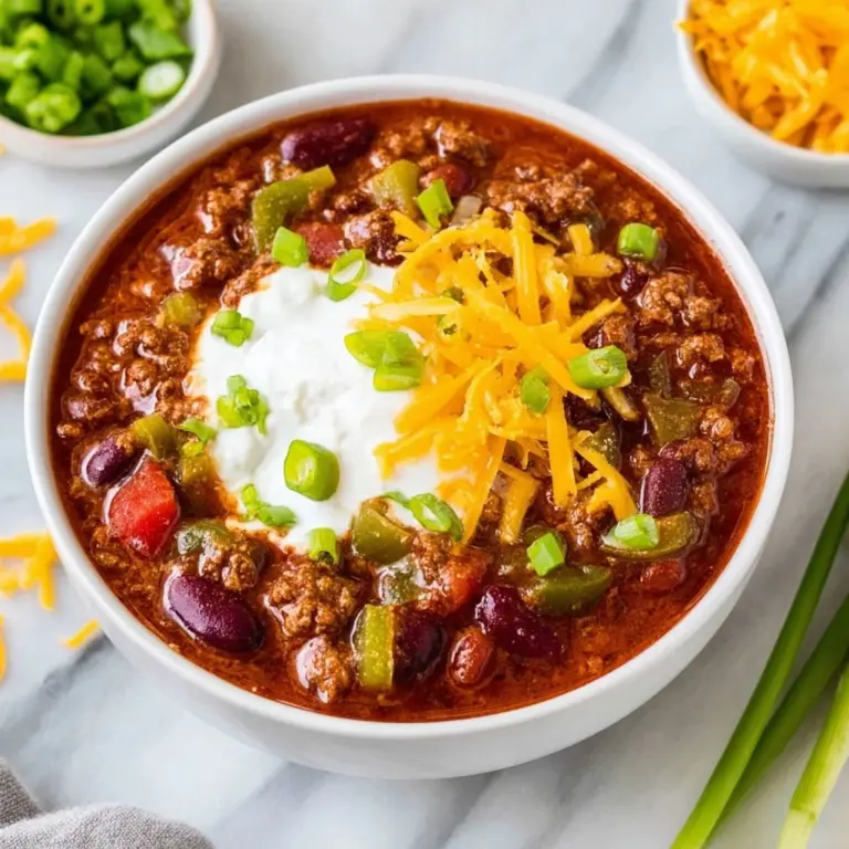 How to Make Homemade Chili Recipe