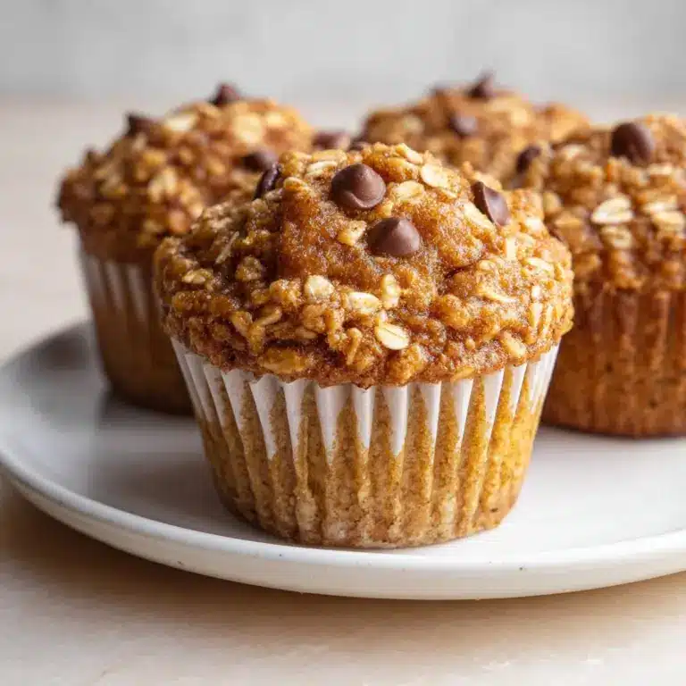 Healthy Banana Oatmeal Muffins Recipe