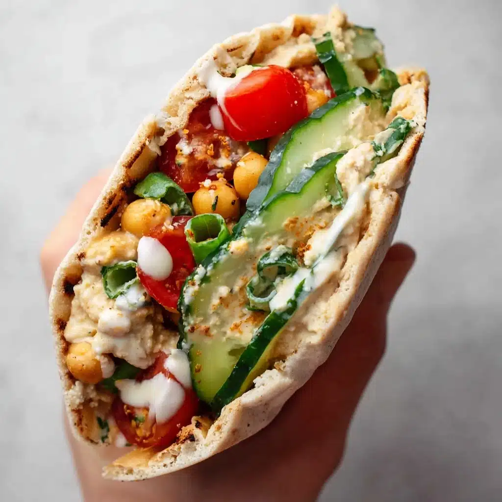 Vegetarian Hummus Wraps Recipe
