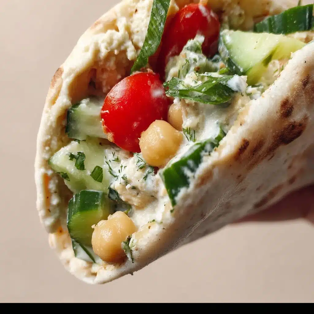 Vegetarian Hummus Wraps Recipe - Recipe Image