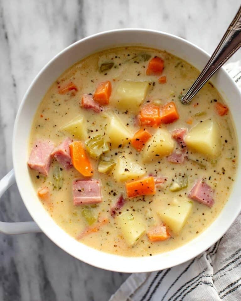 Easy One Pot Ham and Potato Soup Recipe
