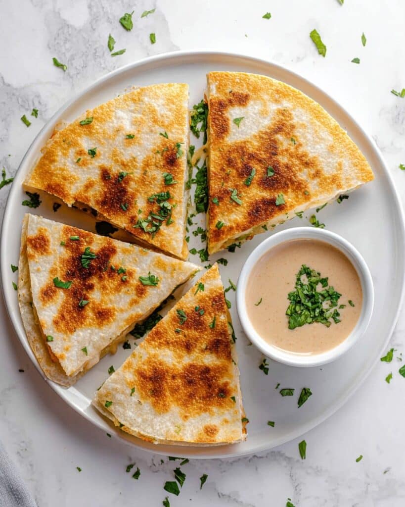 10 Minute Copycat Taco Bell Chicken Quesadilla Recipe