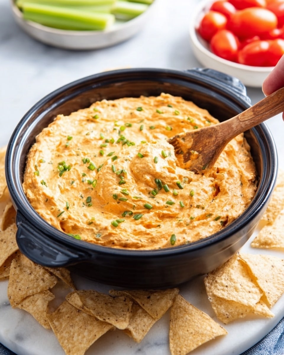Slow Cooker Buffalo Chicken Dip Recipe
