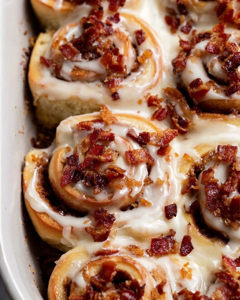 Bourbon Maple Bacon Cinnamon Rolls Recipe