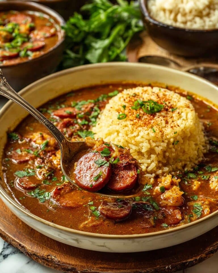 Chicken and Sausage Gumbo Recipe
