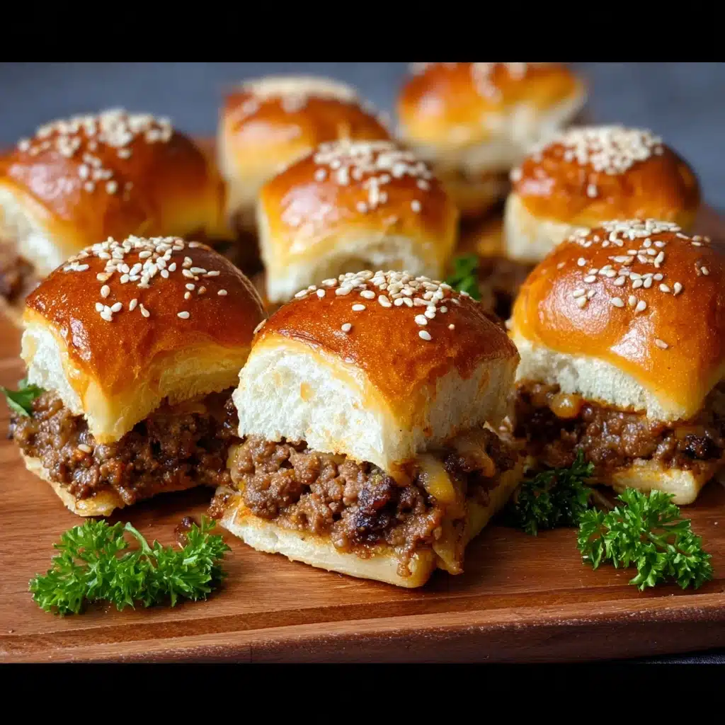Cheeseburger Sliders with Hawaiian Rolls  
 - Recipe Image