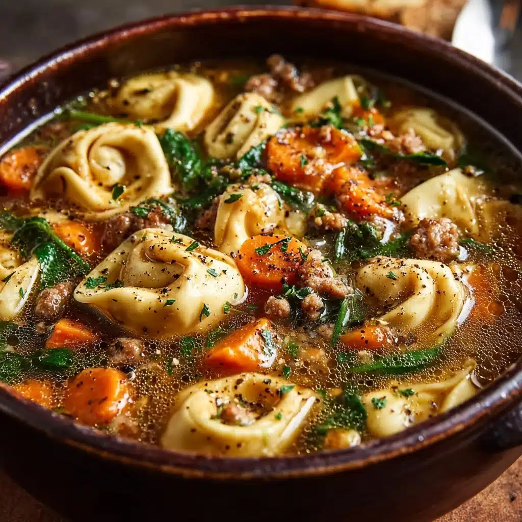Autumn Tortellini Soup with Sausage Recipe - Recipe Image
