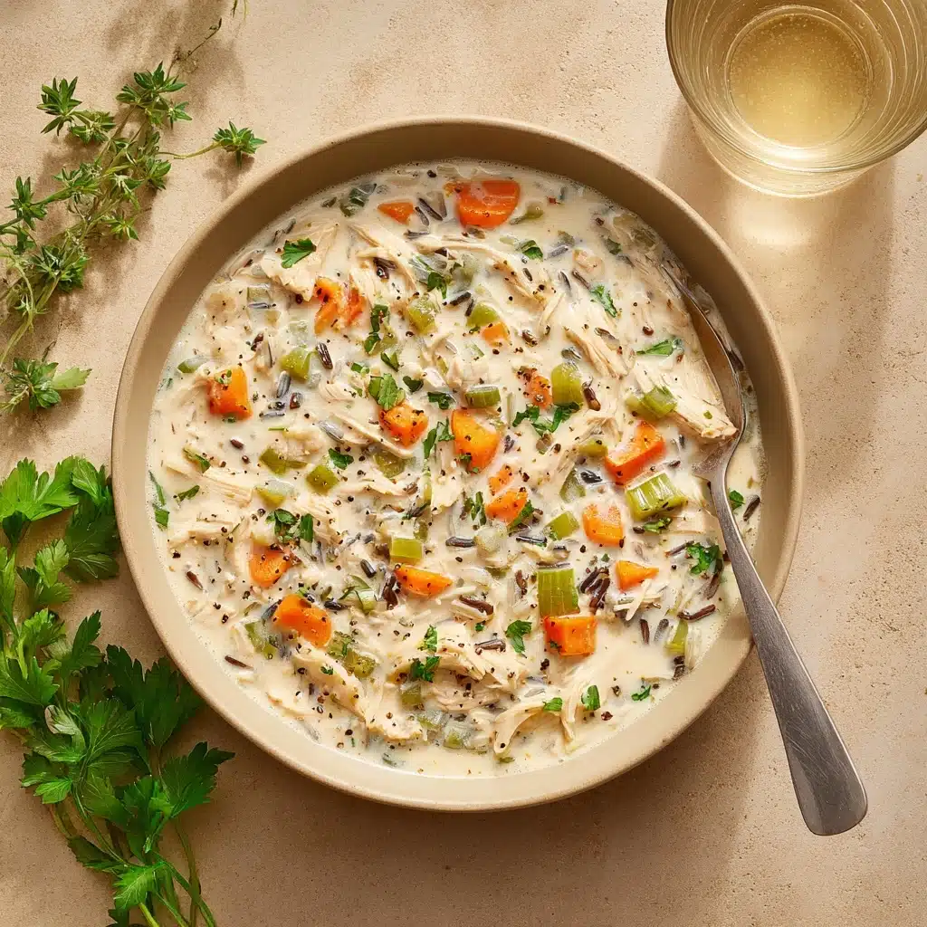 Crockpot Chicken Wild Rice Soup Recipe - Recipe Image