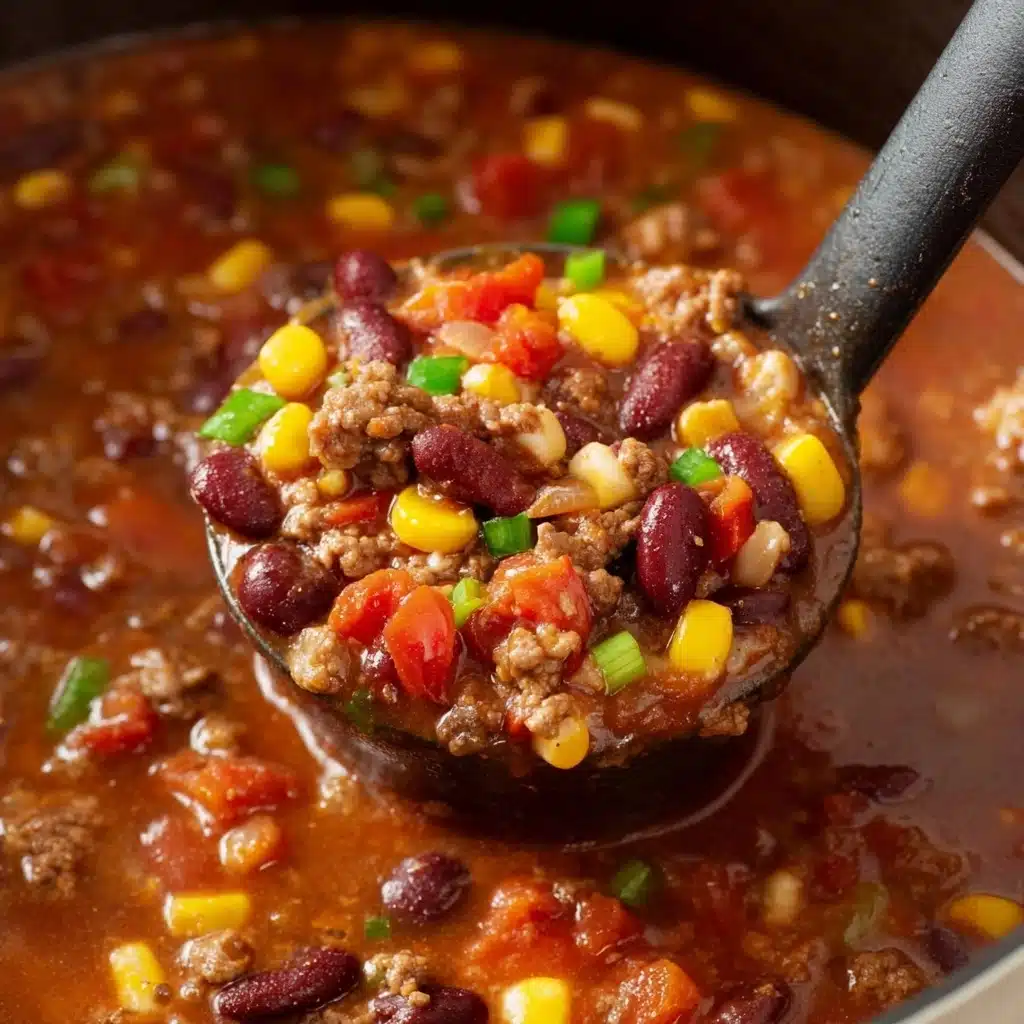 Best Ground Beef Stovetop Chili Recipe - Recipe Image
