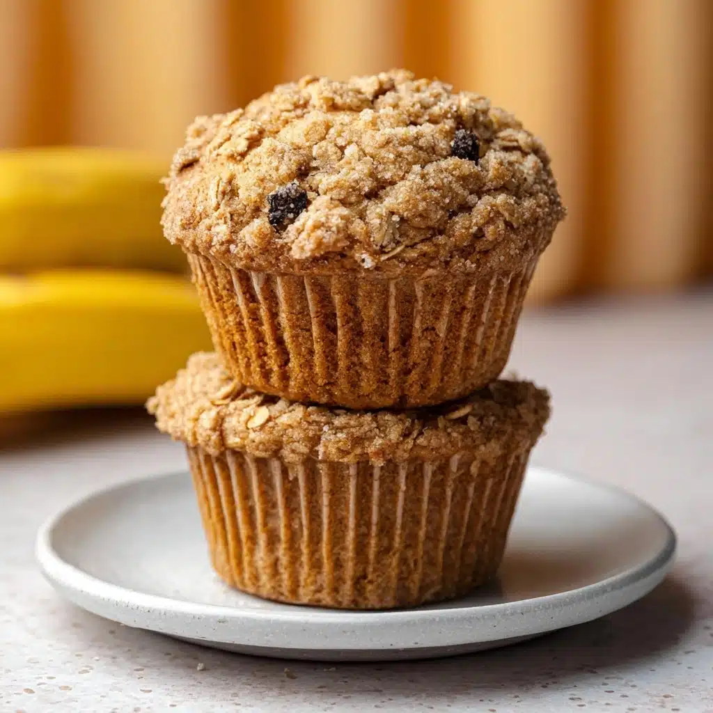 Healthy Banana Oatmeal Muffins Recipe - Recipe Image
