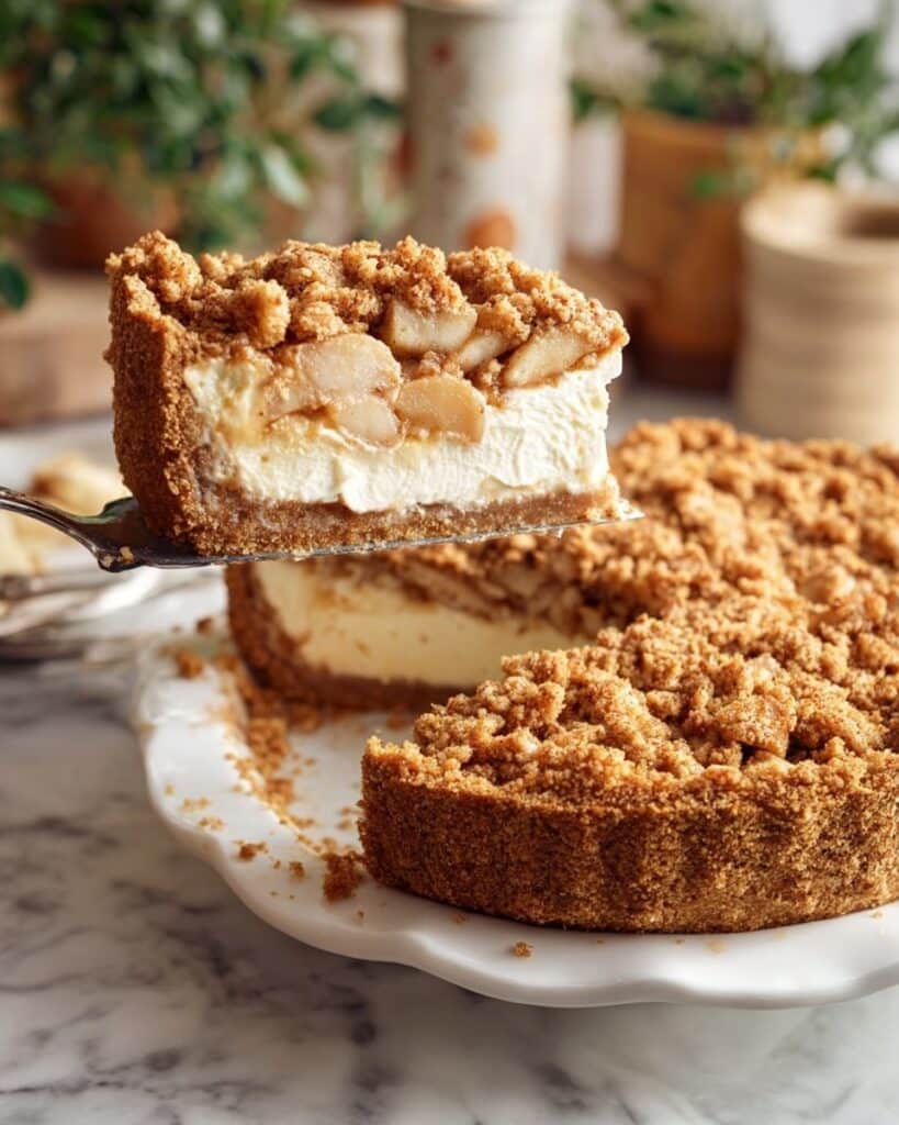 Apple Crumble Cheesecake Recipe