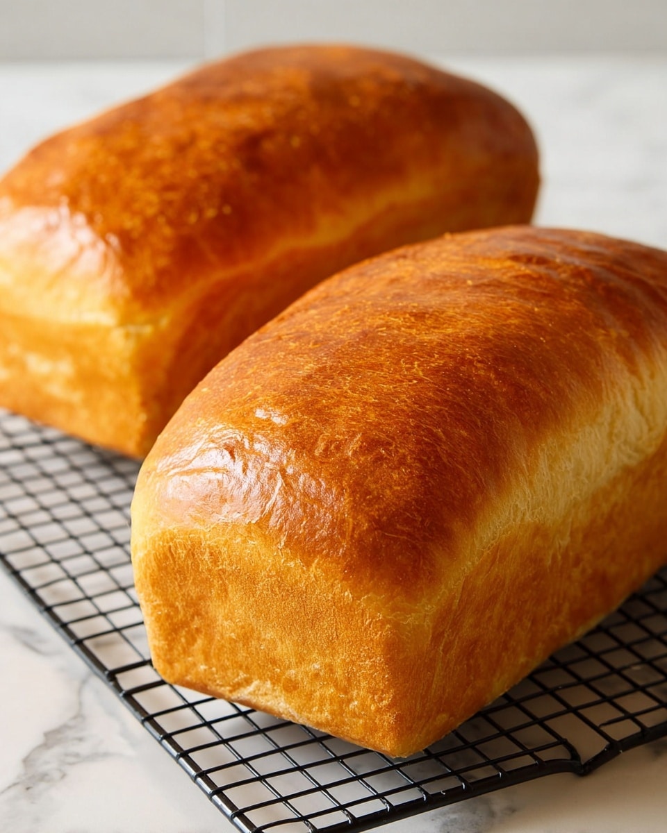 A loaf of golden-brown bread sits on a wooden board on a white marbled surface. The bread is partly sliced into six thick pieces, each slice showing a soft, light beige inside with a slightly chewy texture. A woman's hand holds the loaf steady while the other hand uses a knife to cut the bread. The crust looks crispy but not too dark, with a smooth surface and subtle wrinkles. Crumbs are scattered lightly on the wooden board beneath the bread. The image is bright and clear, showing the detailed texture of the bread and the gentle action of slicing. photo taken with an iphone --ar 4:5 --v 7