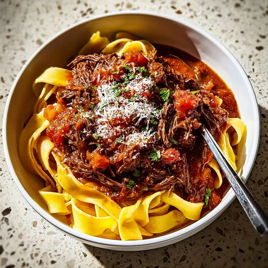 Sunday Slow Cooker Beef Ragu Recipe - Recipe Image