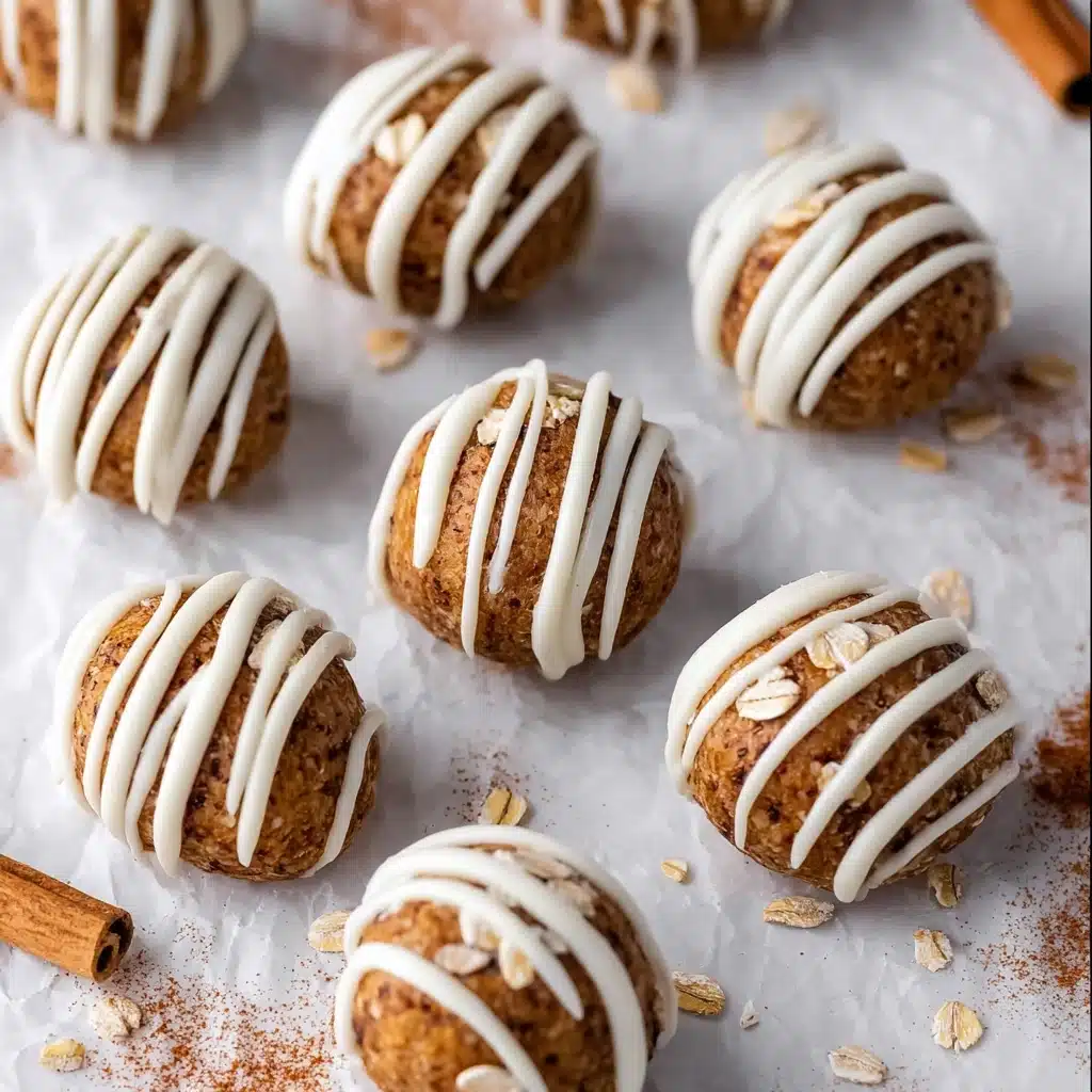 Cinnamon Roll Energy Bites Recipe - Recipe Image