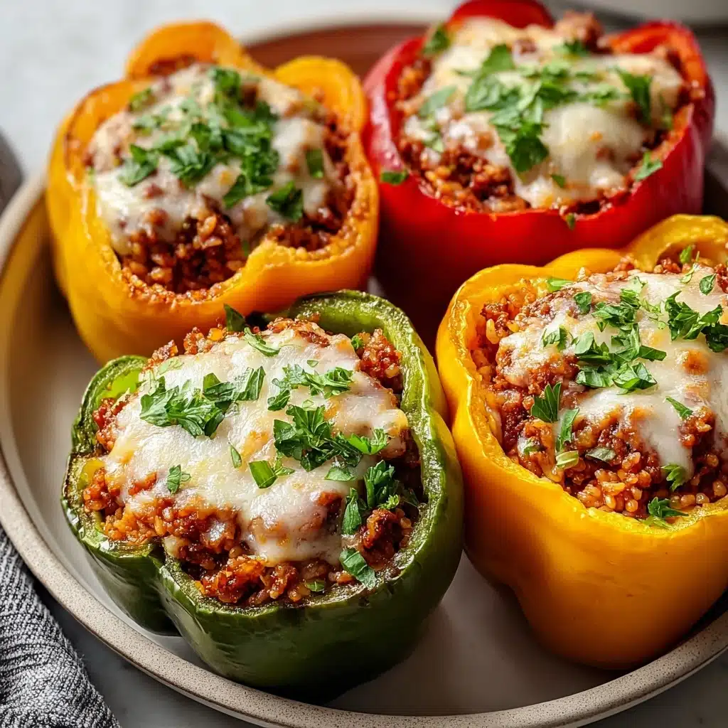 Classic Stuffed Peppers for a Cozy Homemade Dinner Delight Recipe - Recipe Image