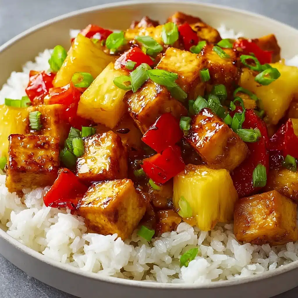 The Best Vegan Pineapple Tofu (That’ll Make You Forget Takeout Forever!)  - Recipe Image