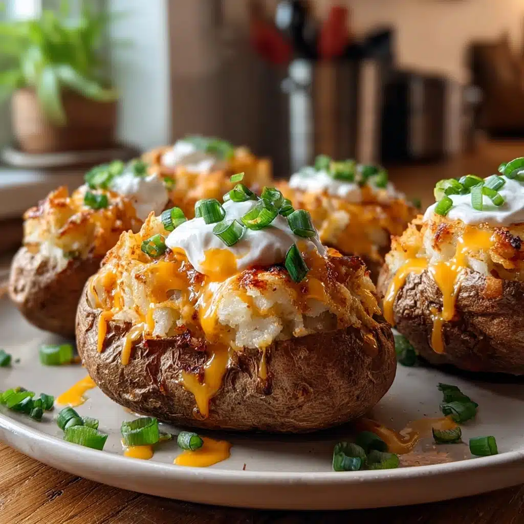 Irresistible Crack Chicken Stuffed Baked Potatoes Recipe - Recipe Image