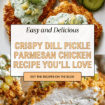 Crispy Dill Pickle Parmesan Chicken Recipe