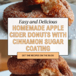 Irresistible Apple Cider Donuts With Cinnamon Sugar Crust Recipe