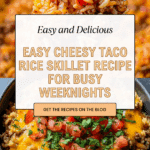 Cheesy Taco Rice (One-Pan Recipe) Recipe