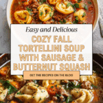 Autumn Tortellini Soup with Sausage Recipe