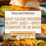 Easy Cajun Chicken Sloppy Joes Recipe