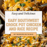 Southwest Crock Pot Chicken and Rice Recipe