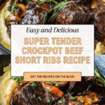 Super Tender Crockpot Beef Short Ribs Recipe