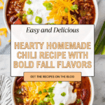 How to Make Homemade Chili Recipe