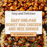One-Pan Honey BBQ Chicken Rice Recipe