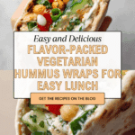 Vegetarian Hummus Wraps Recipe