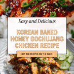 Korean Baked Honey Gochujang Chicken Recipe